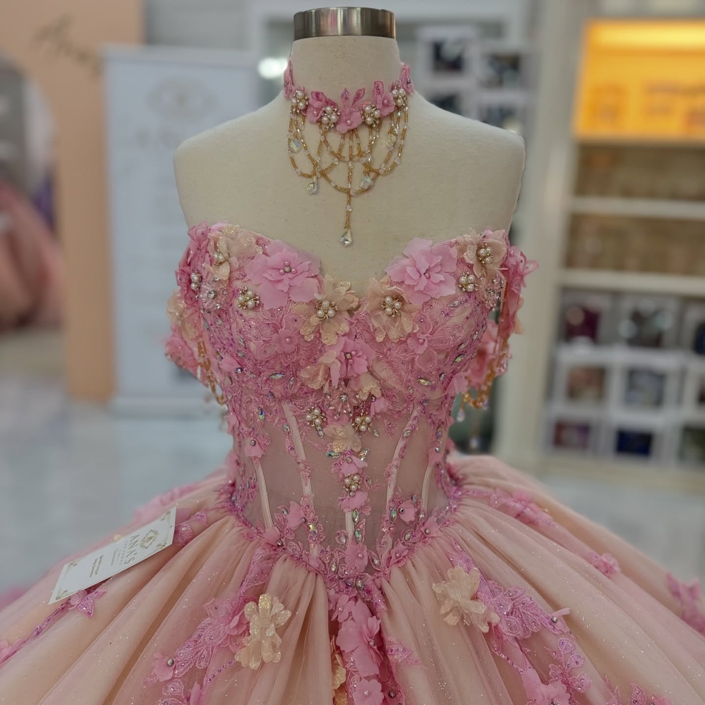 HE229 - Hermosos vestidos de quinceañera con hombros descubiertos, tul, encaje, cuentas, vestido de fiesta, vestido de princesa para fiesta de cumpleaños de 16 años