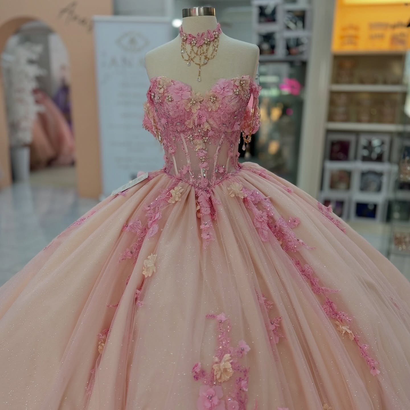 HE229 - Hermosos vestidos de quinceañera con hombros descubiertos, tul, encaje, cuentas, vestido de fiesta, vestido de princesa para fiesta de cumpleaños de 16 años