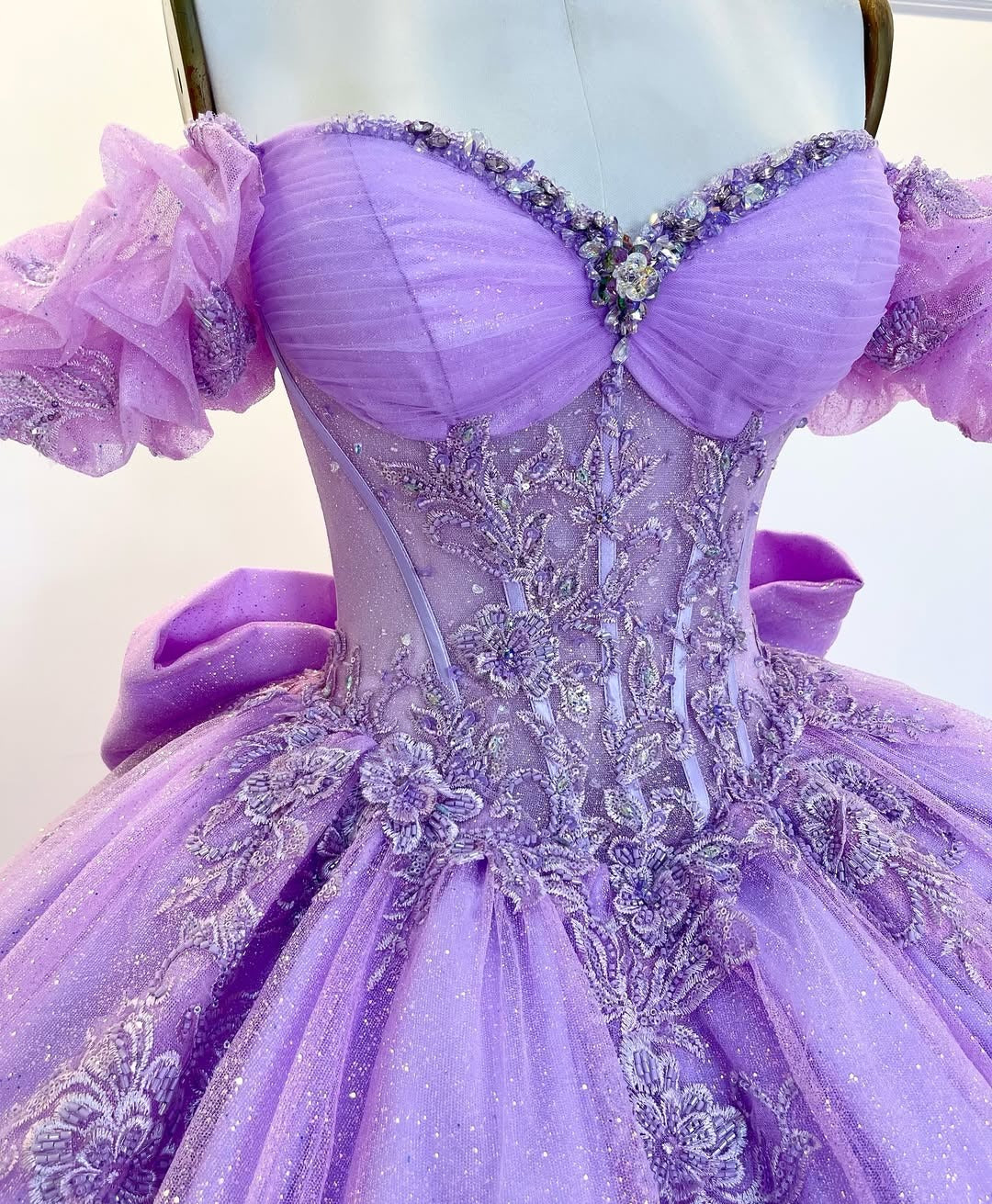 Princess Quinceanera Dresses for Sweet 16 Tulle Lace Beaded Party Dresses HE239