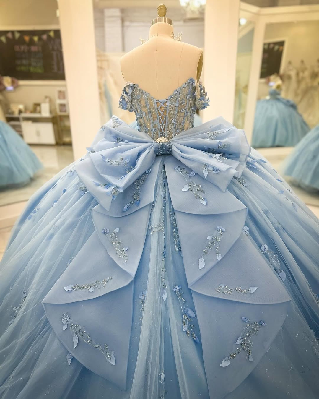 Princess Ball Gown Quinceanera Dresses for Sweet 16 Tulle Lace Beaded Party Gowns HE216