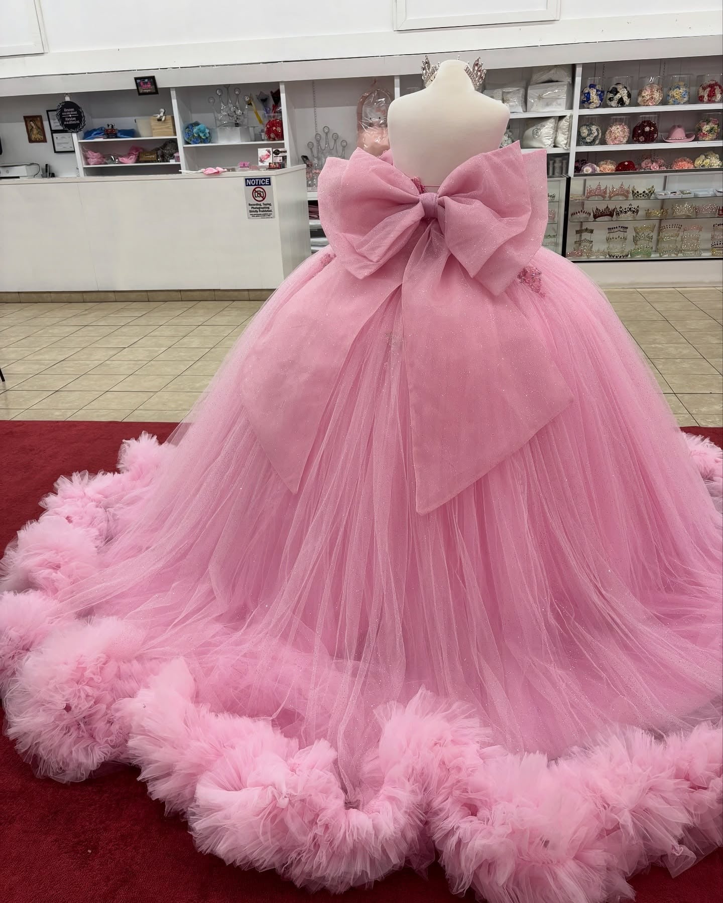HE094-Vestido de quinceañera con volantes de tul y hombros descubiertos, vestido de fiesta con escote corazón, sin mangas, precioso vestido de fiesta para dulces 16