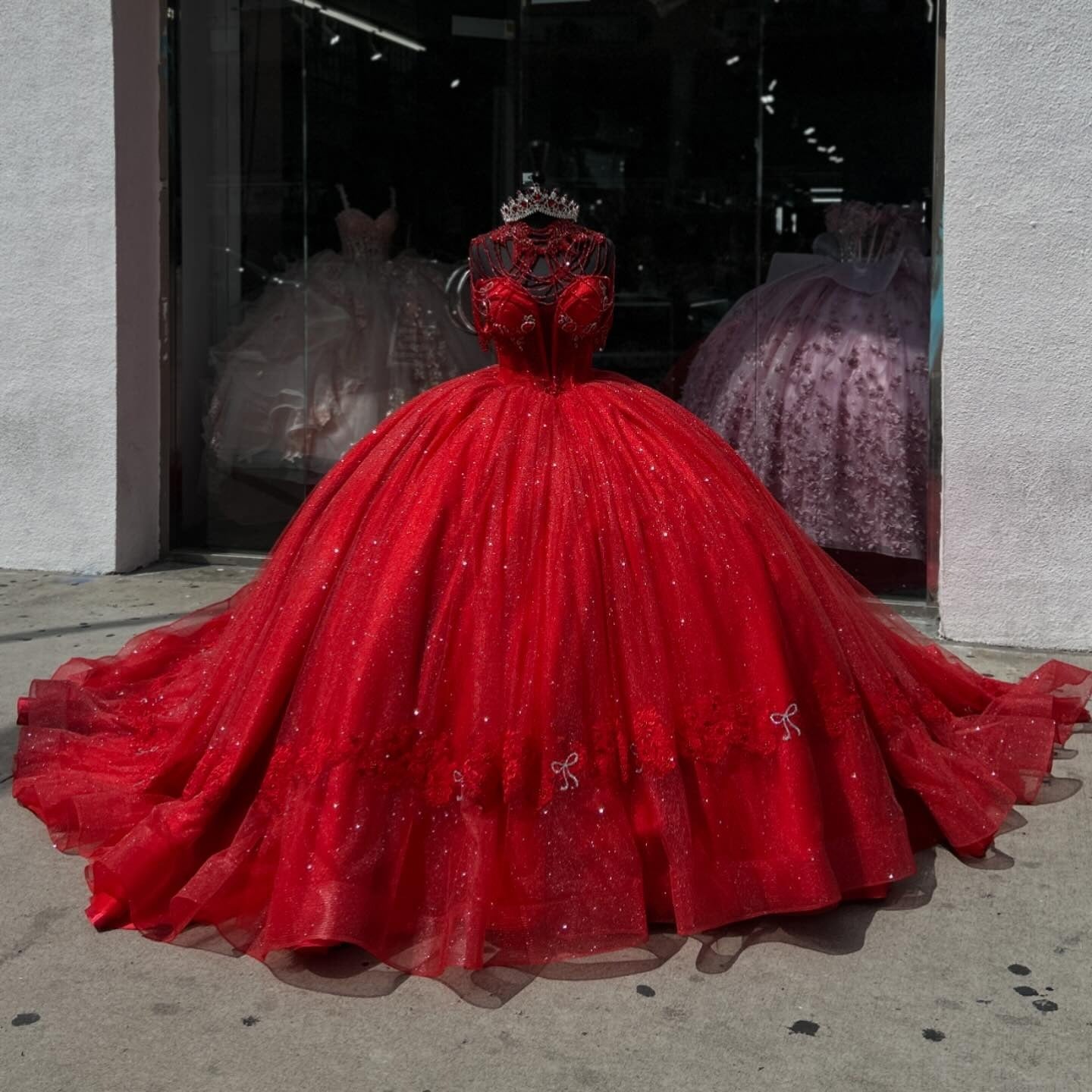 Red Sweetheart Quinceanera Dresses Princess Birthday Dress for Sweet 16 HE432