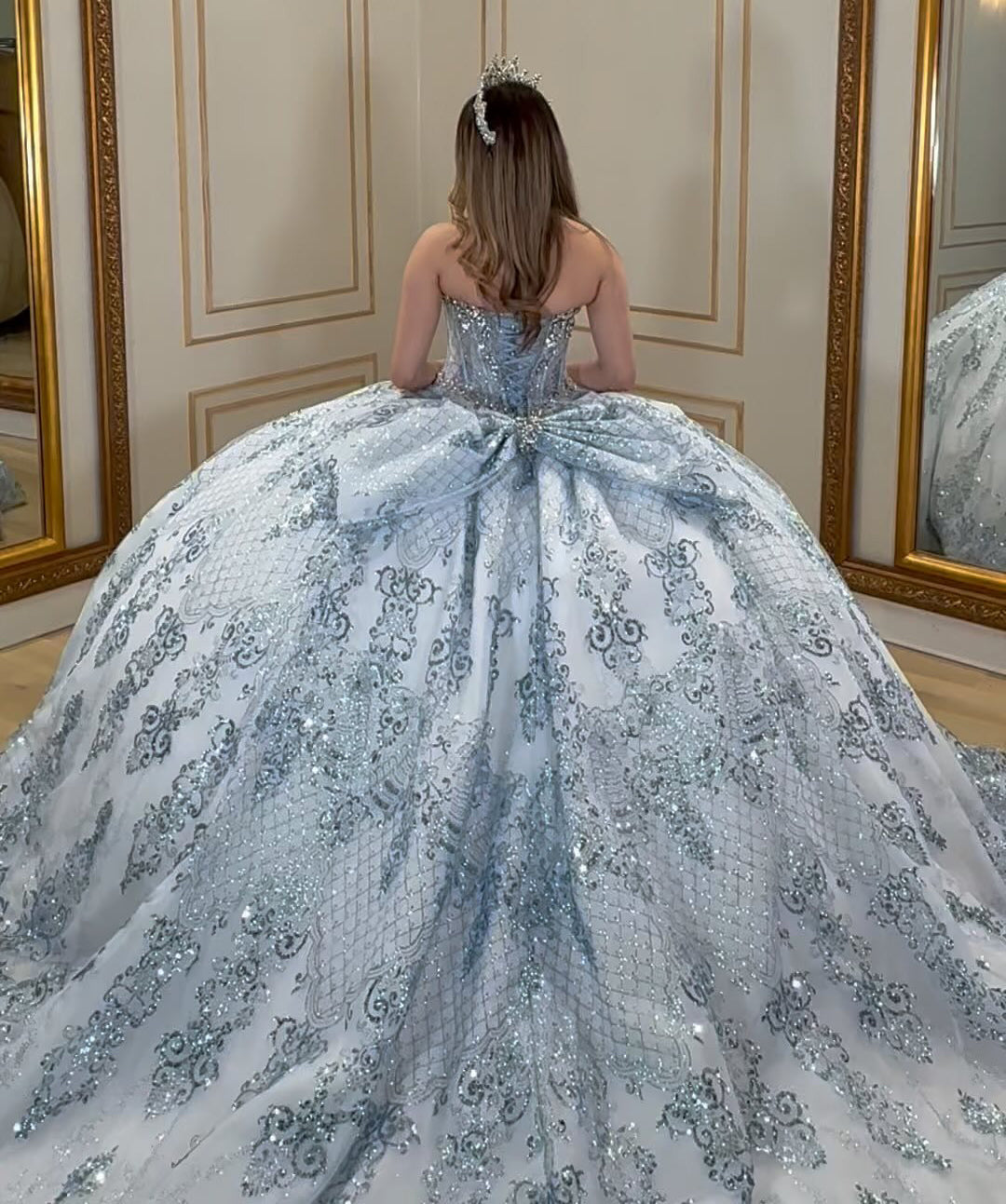 HE157-Vestido de quinceañera con escote corazón, preciosos vestidos de fiesta con apliques de encaje de tul, sin mangas, estilo princesa, para cumpleaños de 16 años