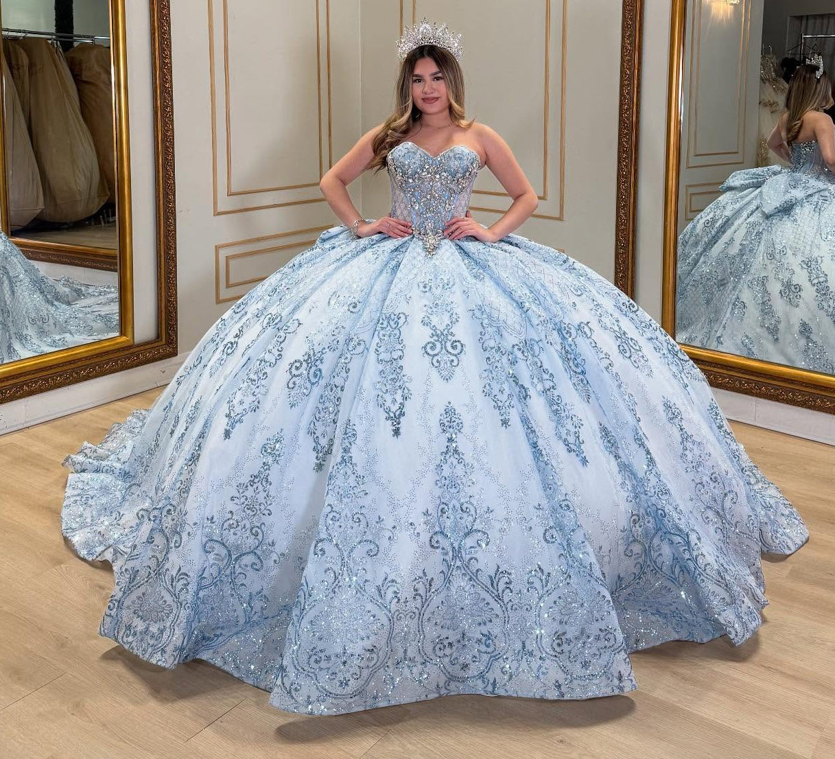 HE157-Vestido de quinceañera con escote corazón, preciosos vestidos de fiesta con apliques de encaje de tul, sin mangas, estilo princesa, para cumpleaños de 16 años