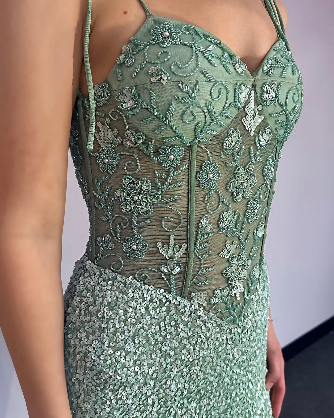 Mermaid Sweetheart Evening Dresses Long with Slit Backless Prom Gowns HE342