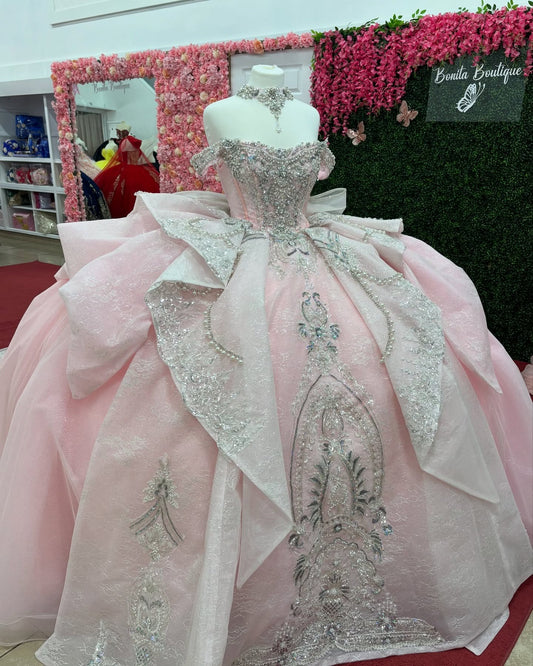 Quinceanera Dresses Ball Gown Sweet 16 Princess Sequin Beaded Birthday Dresses HE330