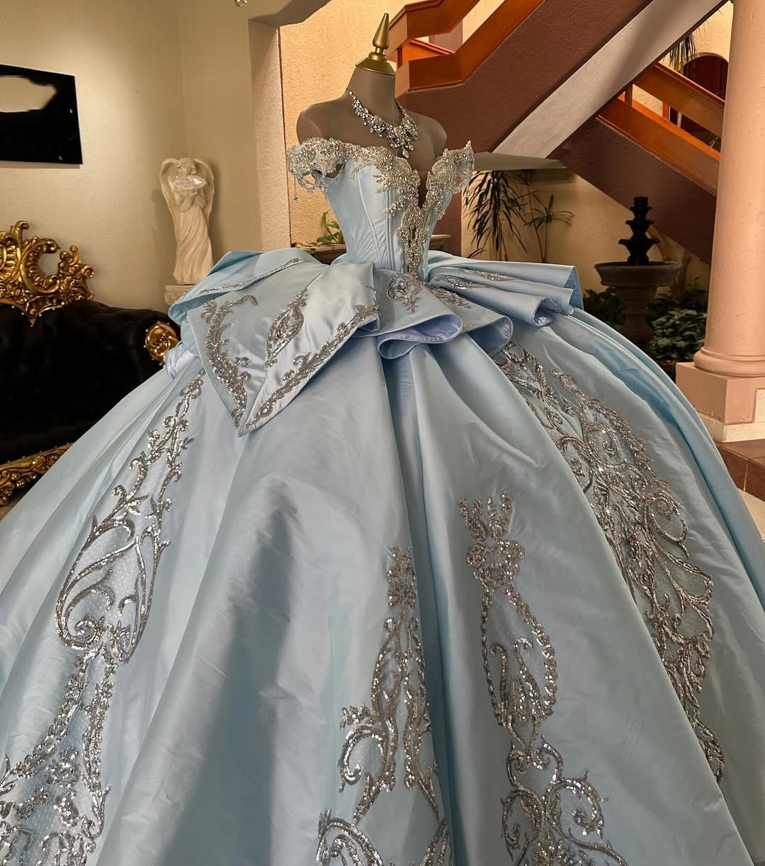 Off Shoulder Sweet 16 Quinceanera Dresses Tulle Beaded Prom Party Dresses HE440