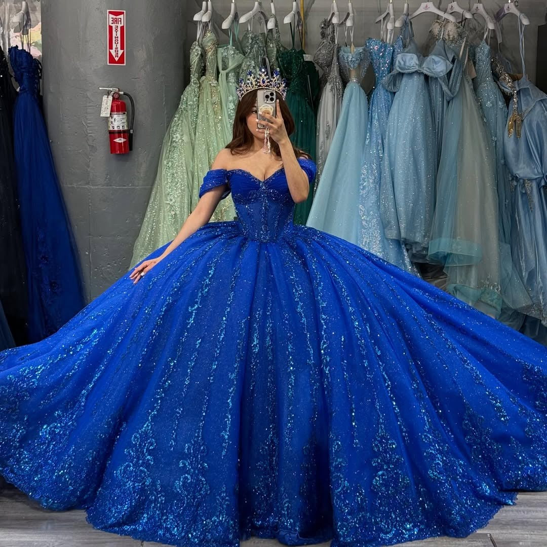Hermosos vestidos de quinceañera con tul y cuentas, vestidos de fiesta para dulces 16, HE514