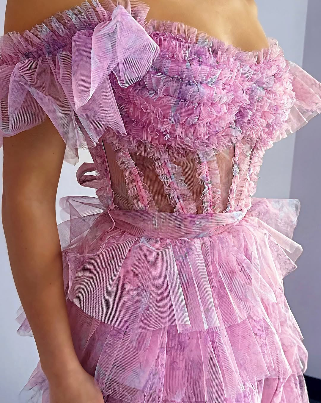 Vestidos de fiesta largos de corte A para mujer, vestidos de noche con corsé y flores, HE346