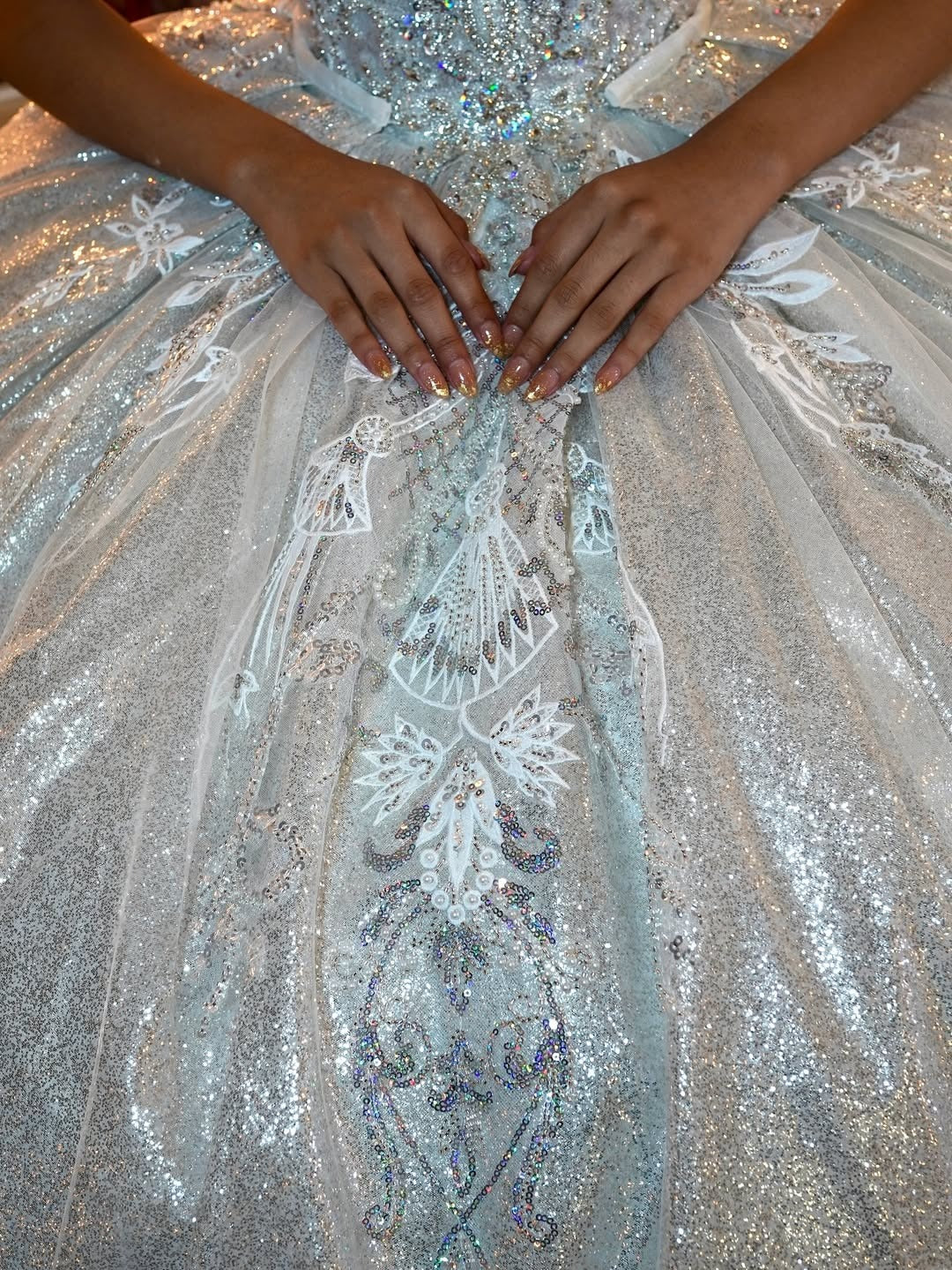Vestidos de quinceañera estilo princesa con hombros descubiertos y apliques de tul brillante, vestidos de fiesta HE505