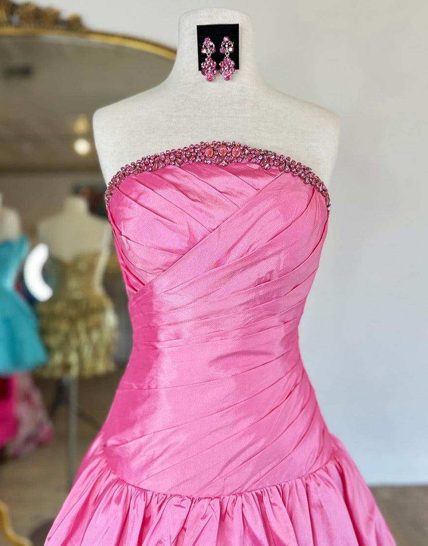 Sweetheart Satin Corset Pleated Knee Length Homecoming Dresses for Juniors HE583