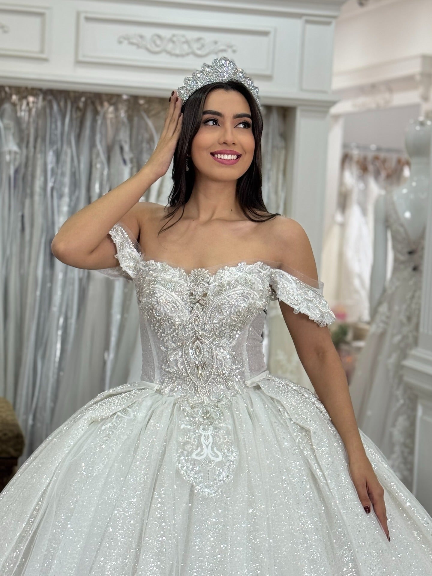 Sweetheart A-Linie Tüll 3D Blumen Strand Brautkleider für die Braut HE878