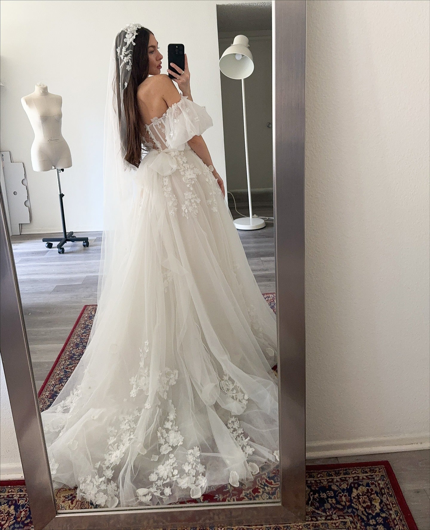 Tulle Lace Appliqued Beach Wedding Dresses A Line Sweetheart Boho Wedding Gowns HE1106