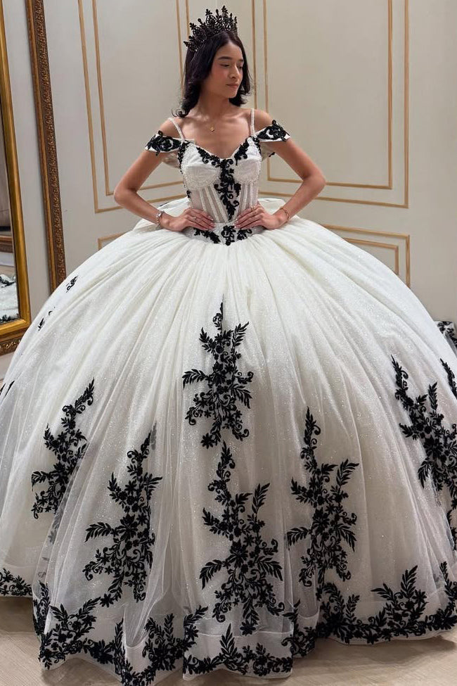 Vestidos de quinceañera con apliques de tul y encaje, vestidos de fiesta para 16 años, HE507