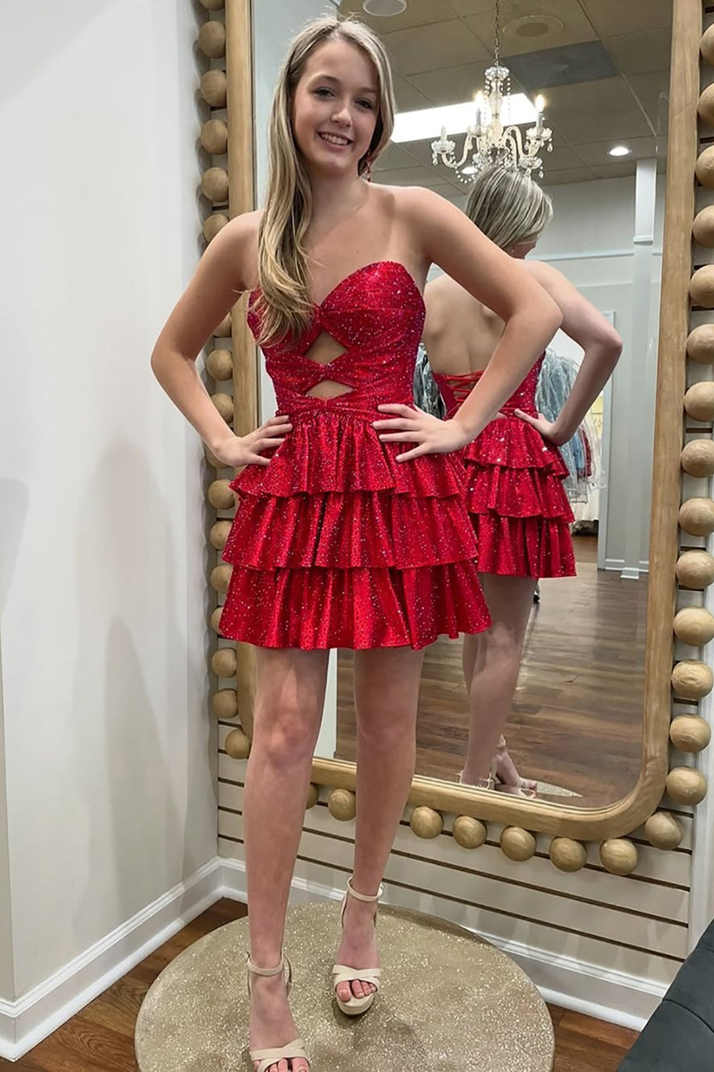 Glittery Sequin Beaded Homecoming Dresses Sweetheart A Line Party Gown Hebebridal Glittery Sequin Beaded Homecoming Dresses Sweetheart A Line Party Gown Hebebridal