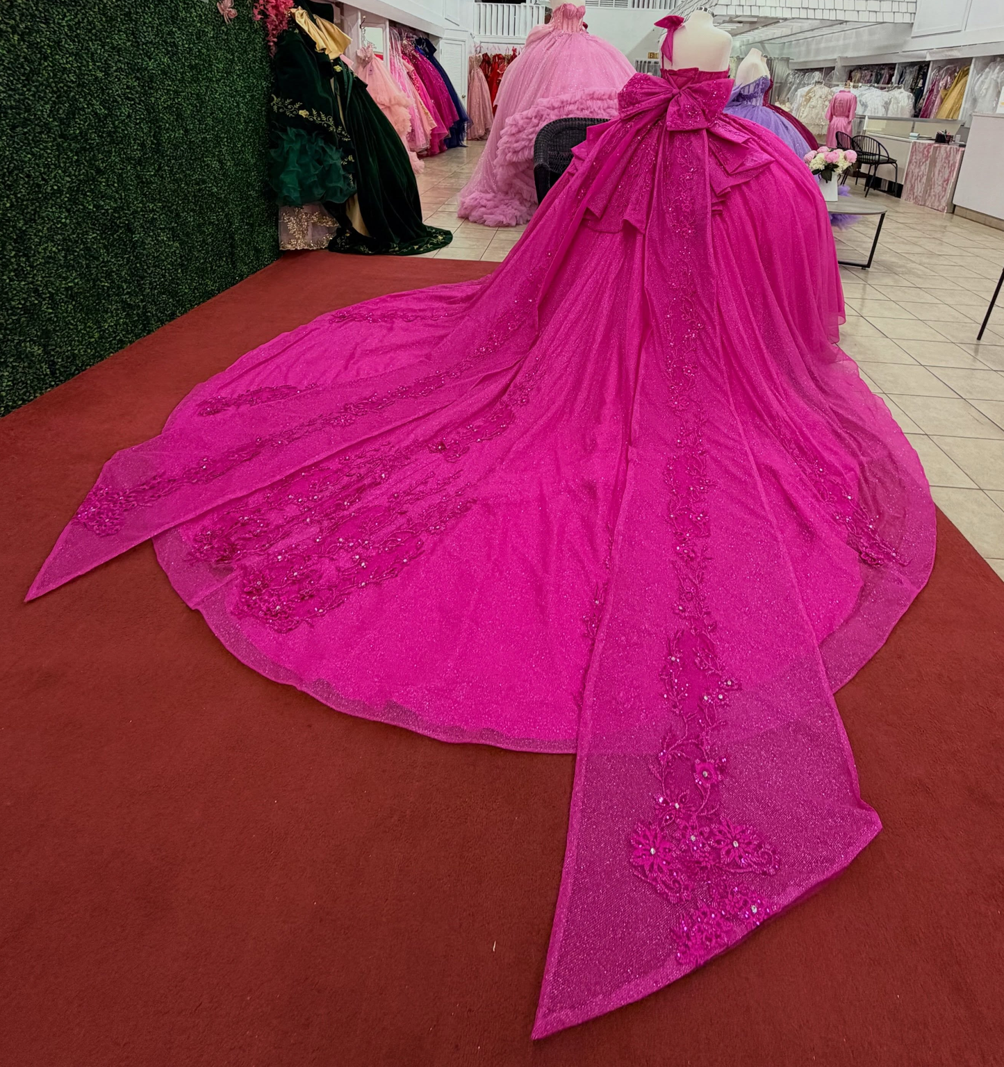 Sweetheart Tulle Lace Beaded Quinceanera Dresses Glittery Party Gowns for Sweet 15 HE1671
