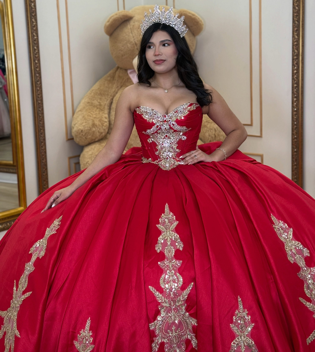Vestidos de quinceañera con hombros descubiertos, tul princesa, apliques, vestidos de quinceañera HE530