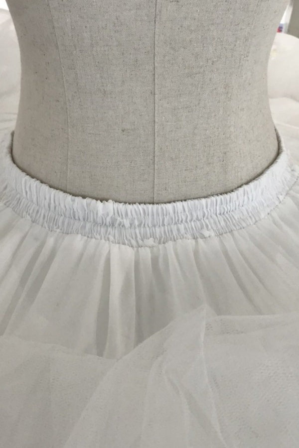 HE290-Oversized Bride Wedding Quinceanera Dress Petticoat Fluffy 7 Steel 2 Gauze Rings Seven-Bone Dress Support for Women