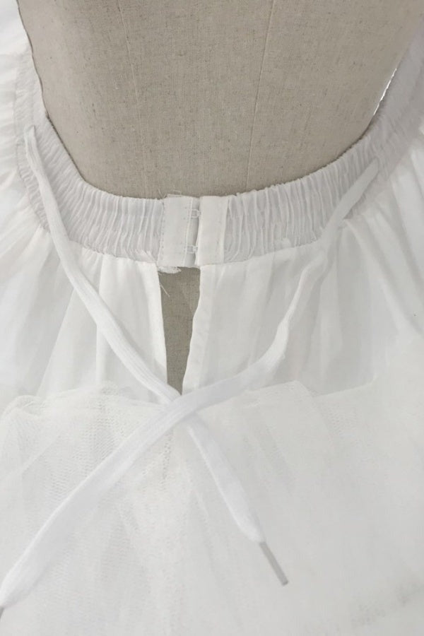 Übergroßer Petticoat für Quinceanera-Kleider, flauschig, 7 Stahlringe, 2 Gazeringe, HE290