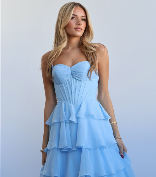 Vestido de noche largo de sirena con un hombro descubierto y lentejuelas brillantes, HE370