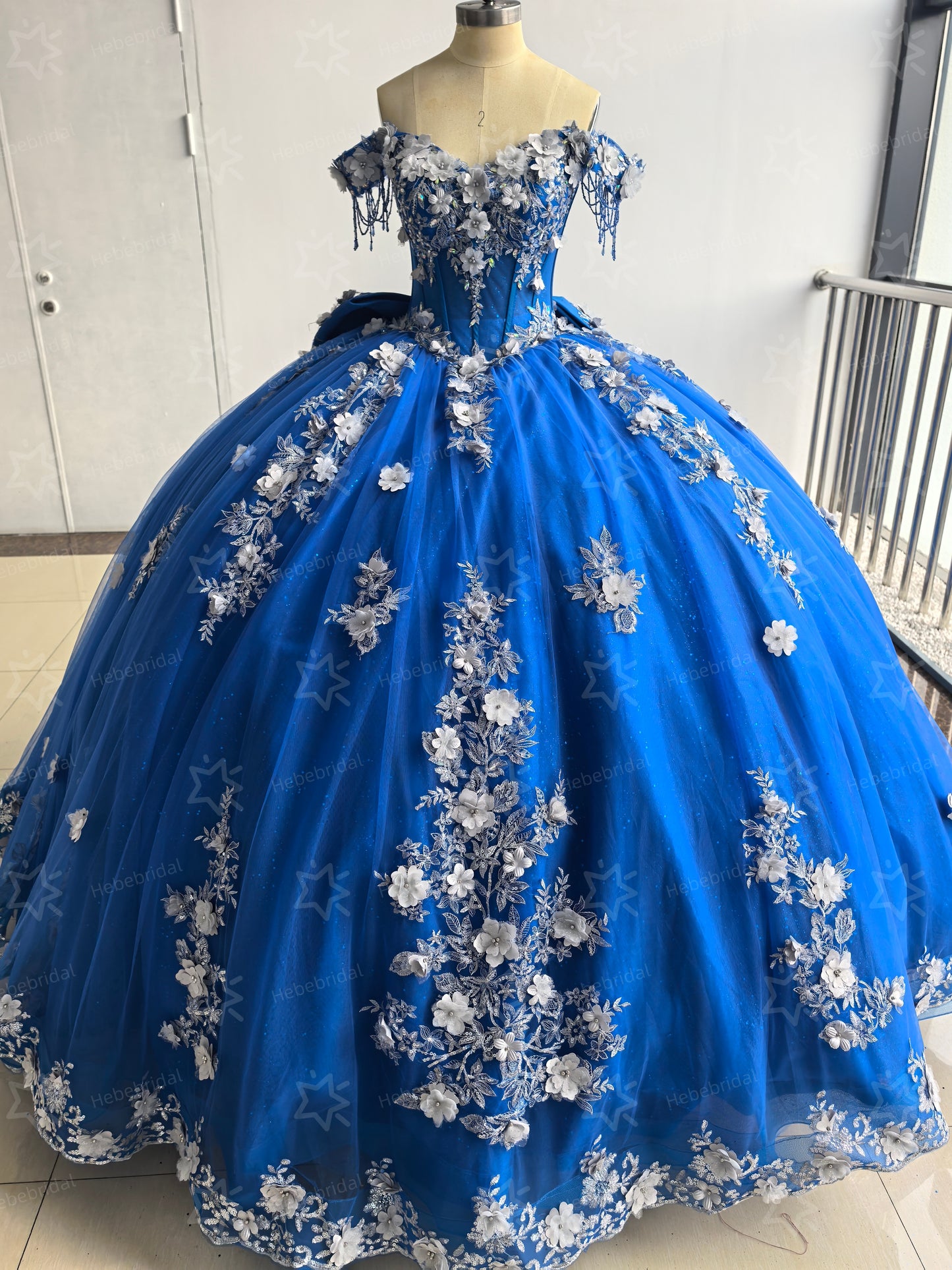 HE231-Preciosos vestidos de quinceañera con apliques de encaje, vestido de baile princesa de tul con cuentas, vestidos de fiesta de dulces 16, vestidos de fiesta con hombros descubiertos