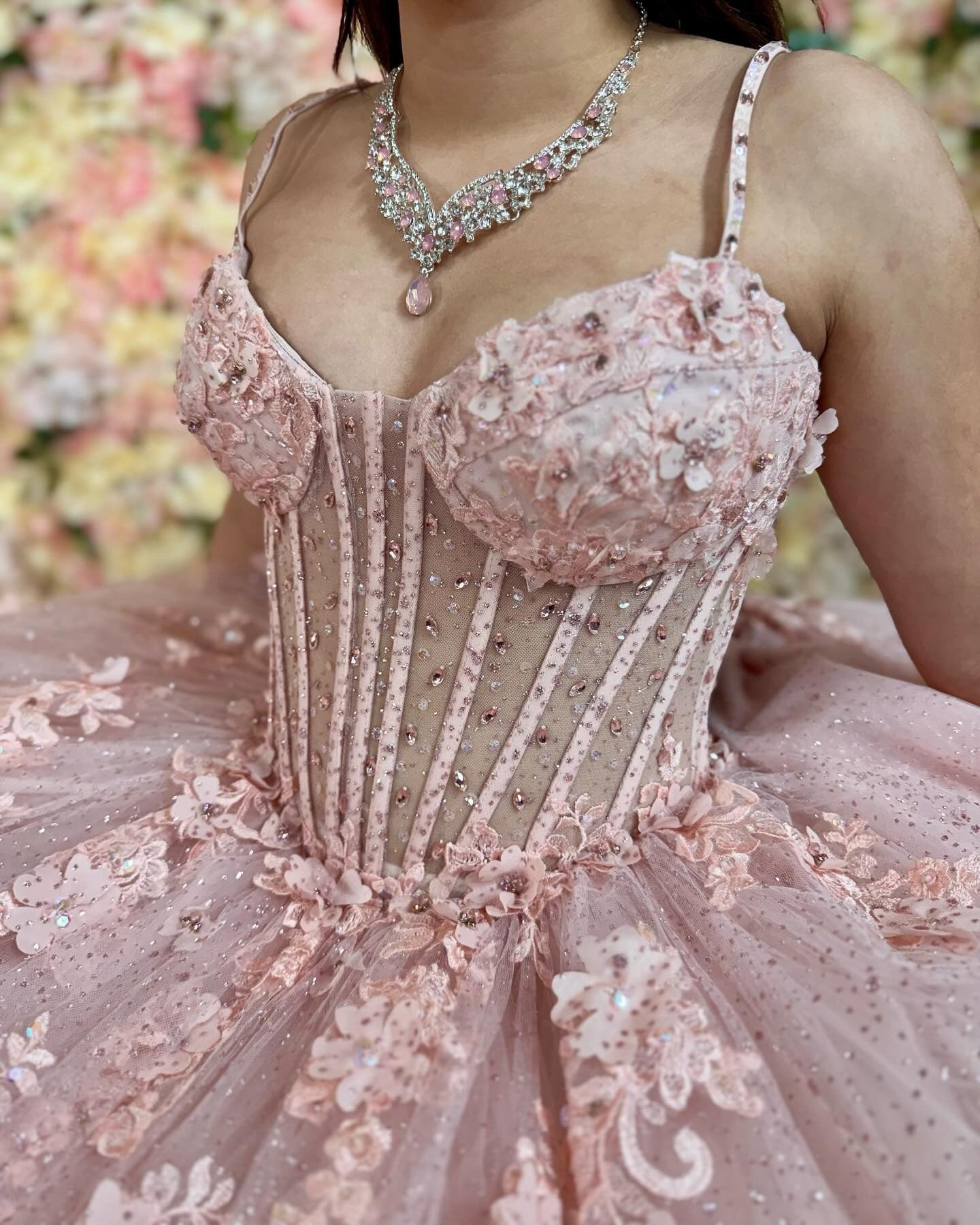 Glittery Tulle Quinceanera Dresses Lace Appliques Beaded Sweet 16 Pink Hebebridal Glittery Tulle Quinceanera Dresses Lace Appliques Beaded Sweet 16 Pink Hebebridal