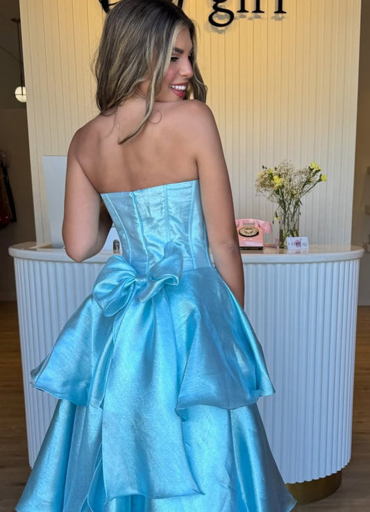 HE268-Vestidos de fiesta de corte A con escote en forma de corazón para mujer, sin mangas, con corsé, vestidos de noche largos de talla grande, vestidos de fiesta formales