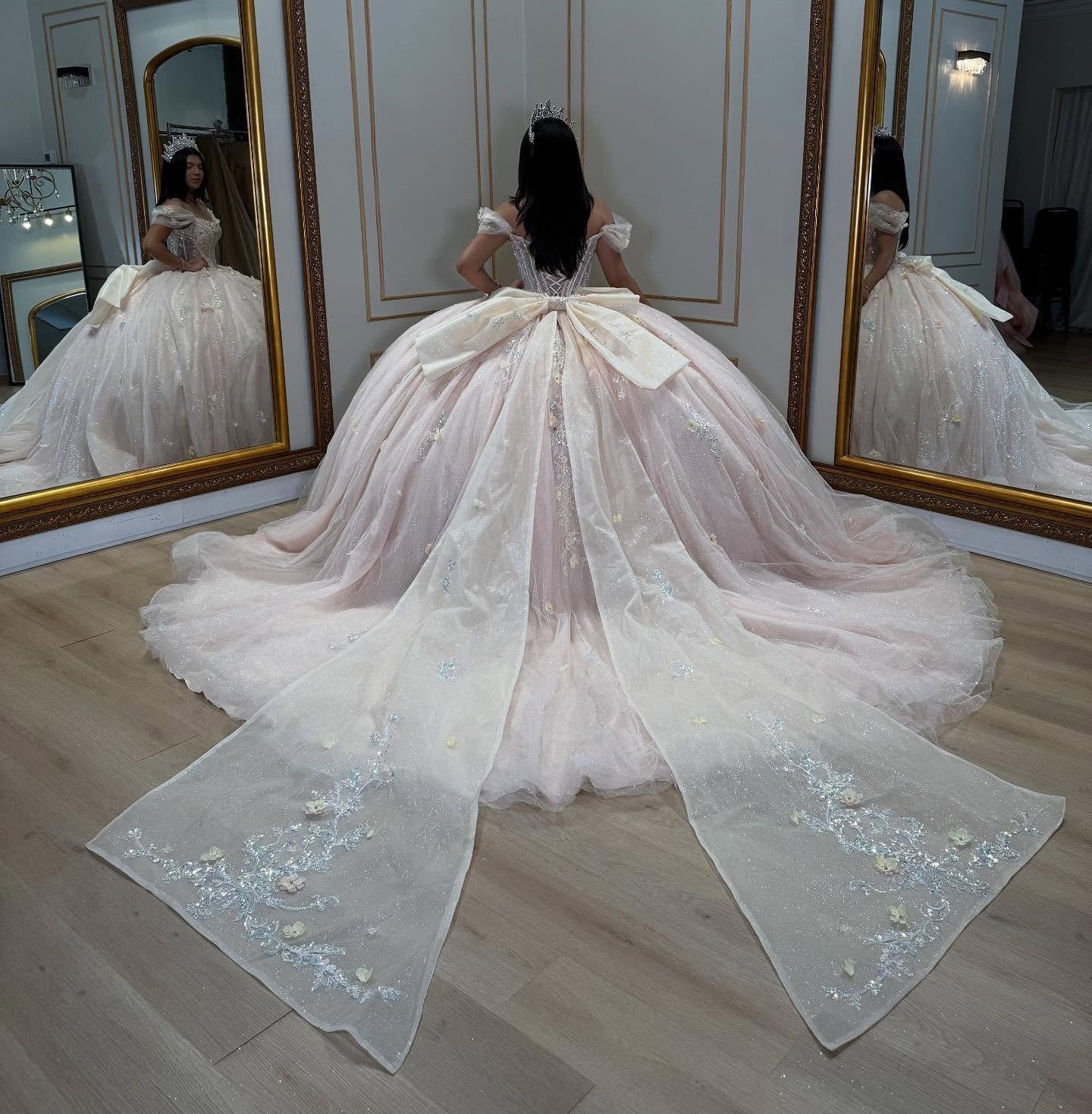 Vestidos de quinceañera con hombros descubiertos, tul princesa, apliques, vestidos de quinceañera HE530