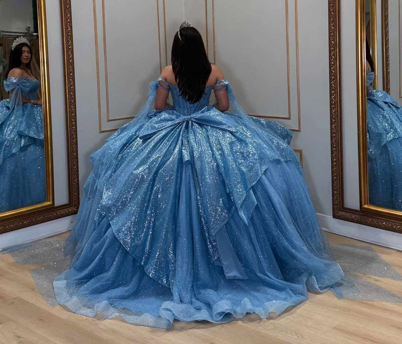 Vestidos de quinceañera con hombros descubiertos, tul princesa, apliques, vestidos de quinceañera HE530