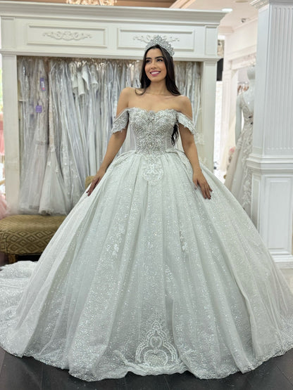 Sweetheart A-Linie Tüll 3D Blumen Strand Brautkleider für die Braut HE878