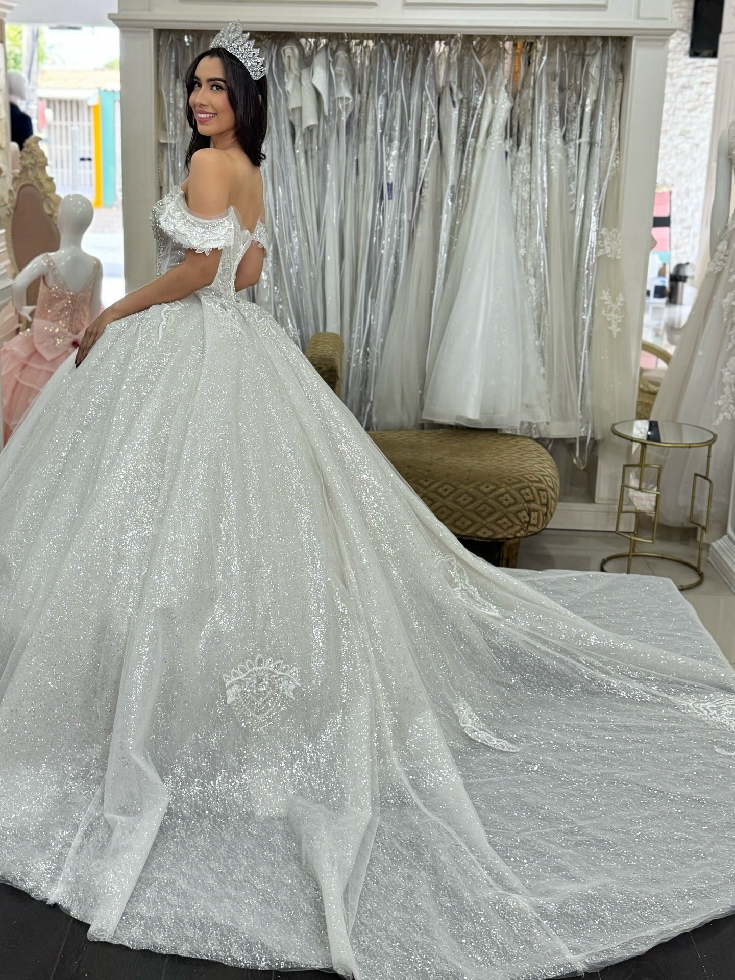 Sweetheart A-Linie Tüll 3D Blumen Strand Brautkleider für die Braut HE878