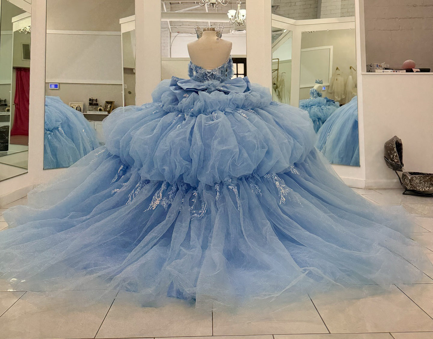 Vestidos de quinceañera con hombros descubiertos, tul princesa, apliques, vestidos de quinceañera HE530