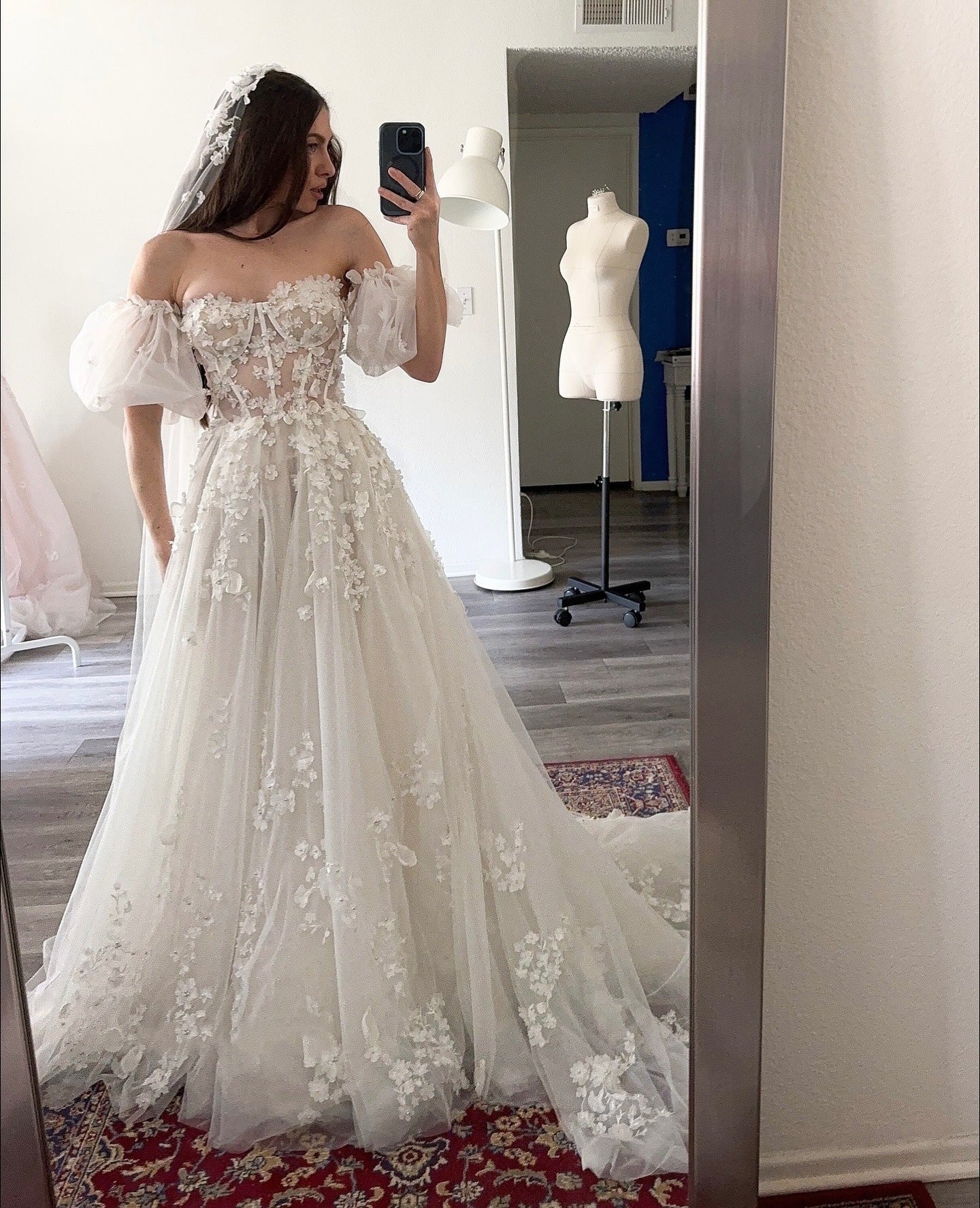 Tulle Lace Appliqued Beach Wedding Dresses A Line Sweetheart Boho Wedding Gowns HE1106