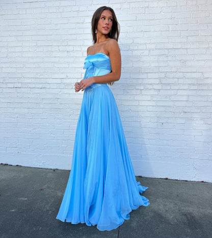 Vestido de noche largo de sirena con un hombro descubierto y lentejuelas brillantes, HE370