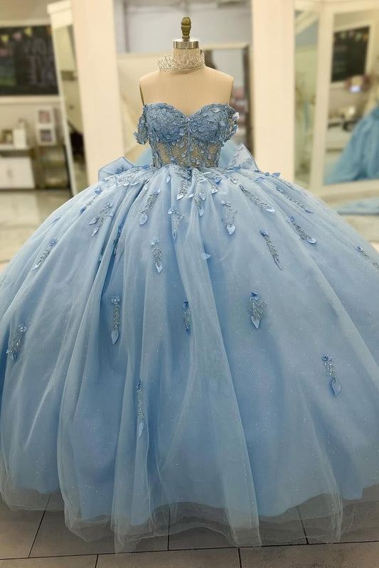 HE216-Vestido de quinceañera estilo princesa con escote corazón, sin mangas, de tul, con encaje y cuentas, para fiesta de cumpleaños