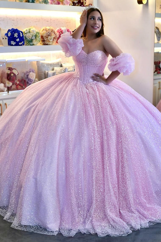 Gorgeous Sweetheart Sweet 16 Quinceanera Dresses Ball Gown Party Dress HE528