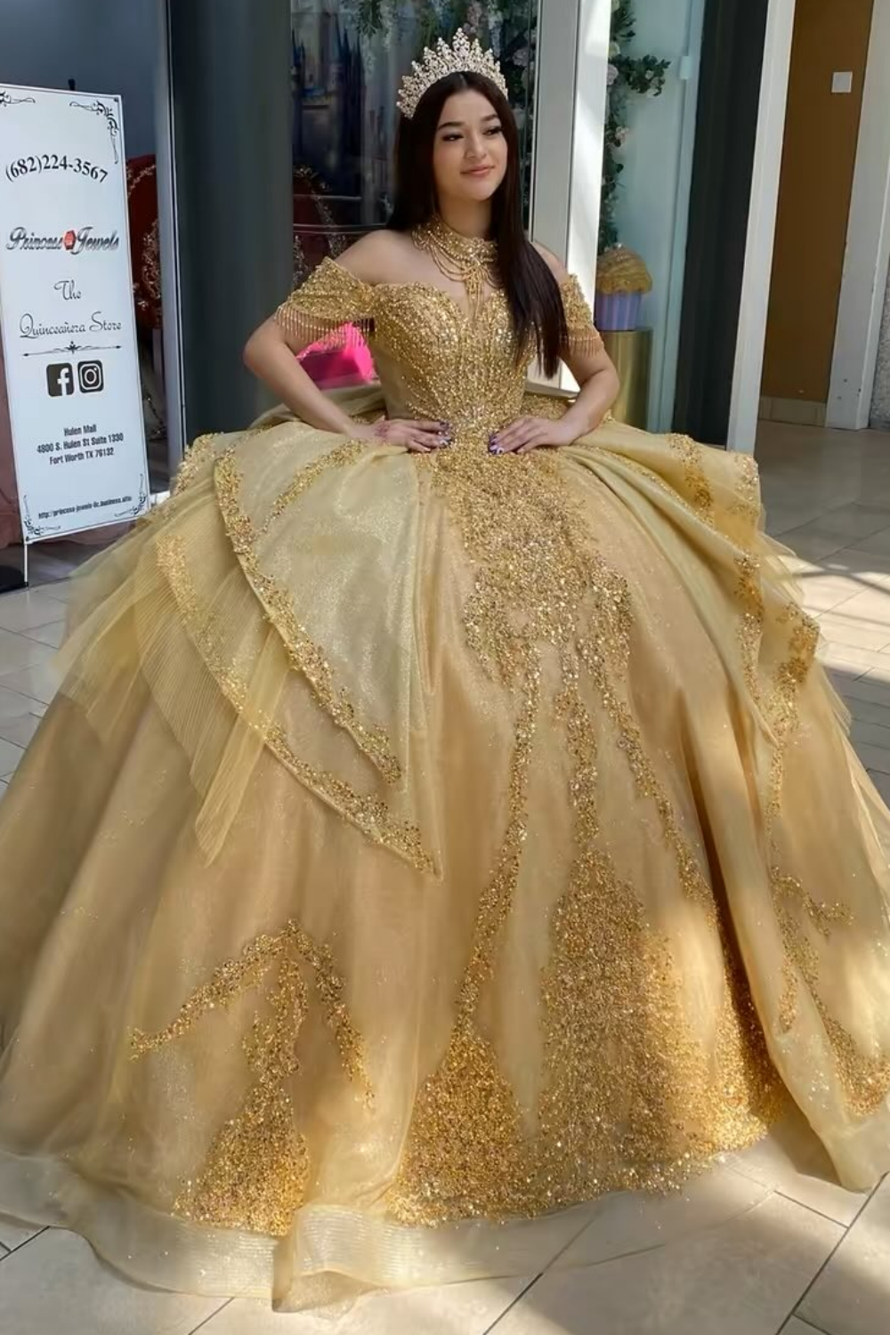 Vestidos de quinceañera con hombros descubiertos, tul princesa, apliques, vestidos de quinceañera HE530