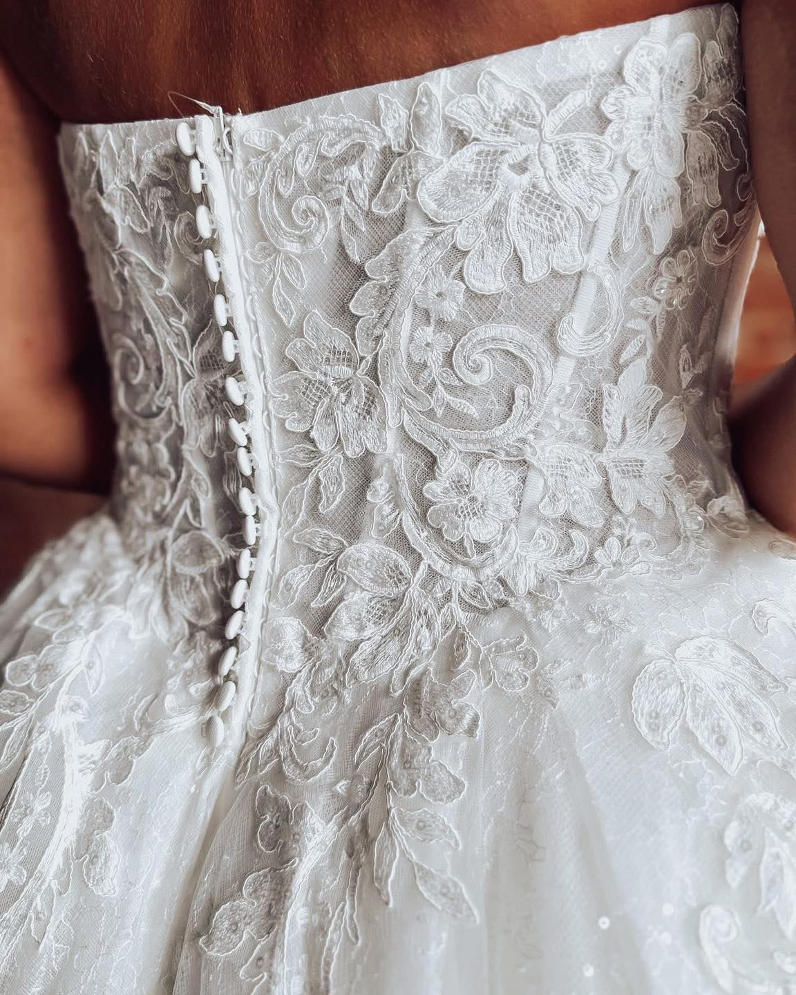 Women's Lace Appliqued Boho Wedding Dresses A Line Sweetheart Bridal Wedding Gowns HE1780