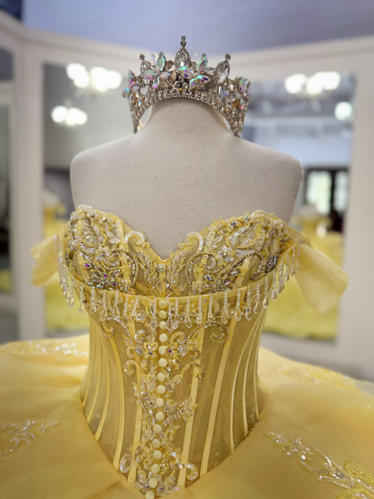 Princess Lace Appliqued Sweet 16 Quinceanera Dresses Off Shoulder Birthday Party Gowns HE1814