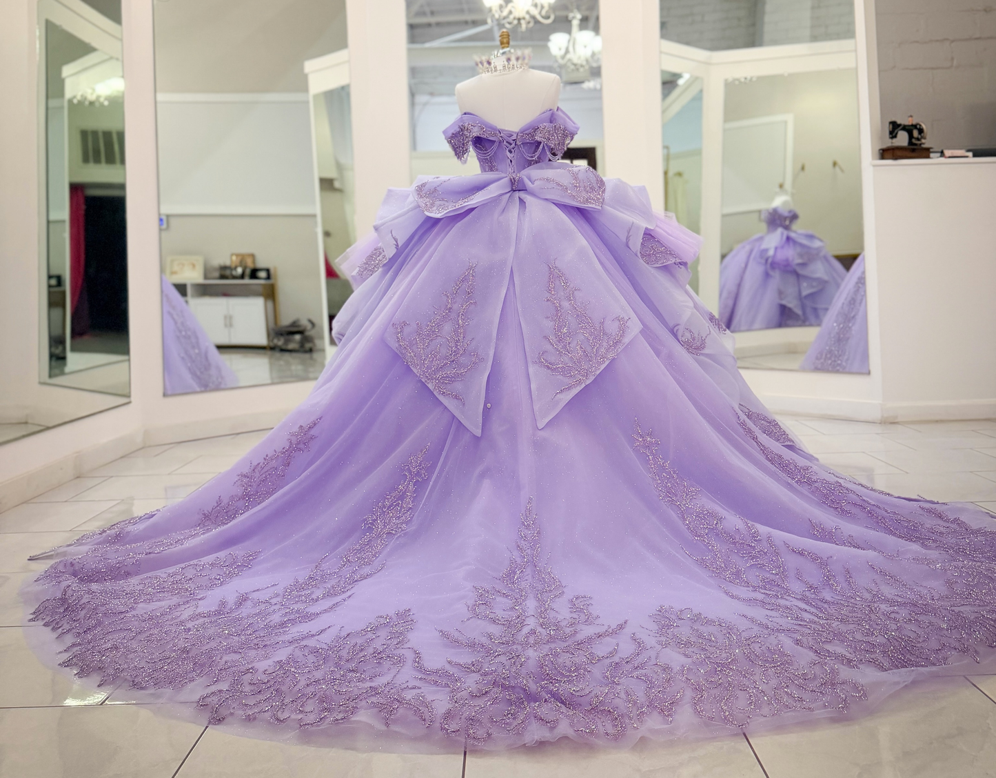Vestidos de quinceañera con hombros descubiertos, tul princesa, apliques, vestidos de quinceañera HE530