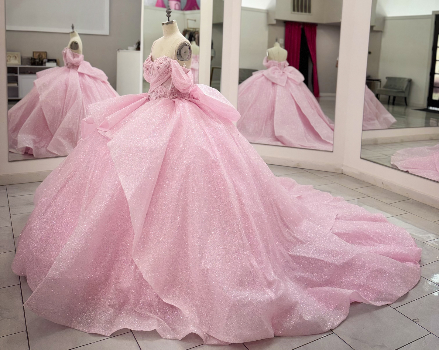 Vestidos de quinceañera con hombros descubiertos, tul princesa, apliques, vestidos de quinceañera HE530