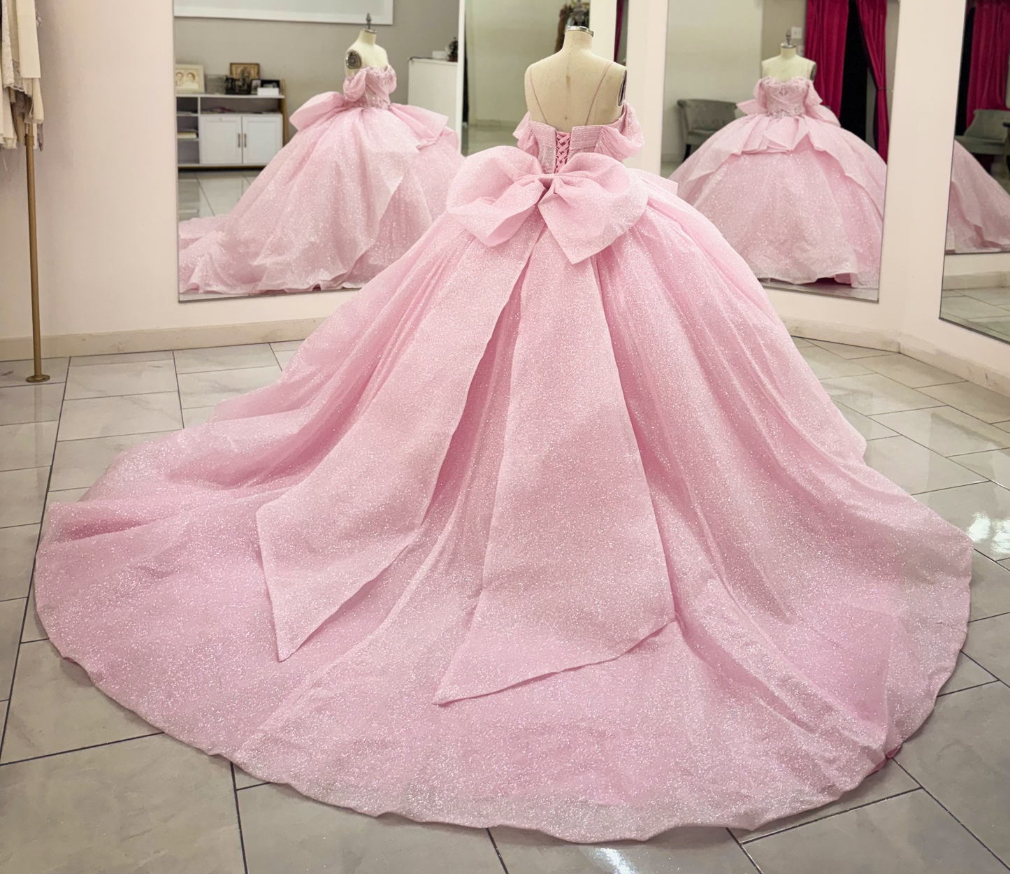 Vestidos de quinceañera con hombros descubiertos, tul princesa, apliques, vestidos de quinceañera HE530