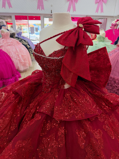 Vestidos de quinceañera con hombros descubiertos, tul princesa, apliques, vestidos de quinceañera HE530