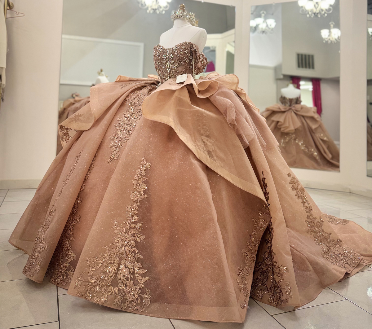 Vestidos de quinceañera con hombros descubiertos, tul princesa, apliques, vestidos de quinceañera HE530