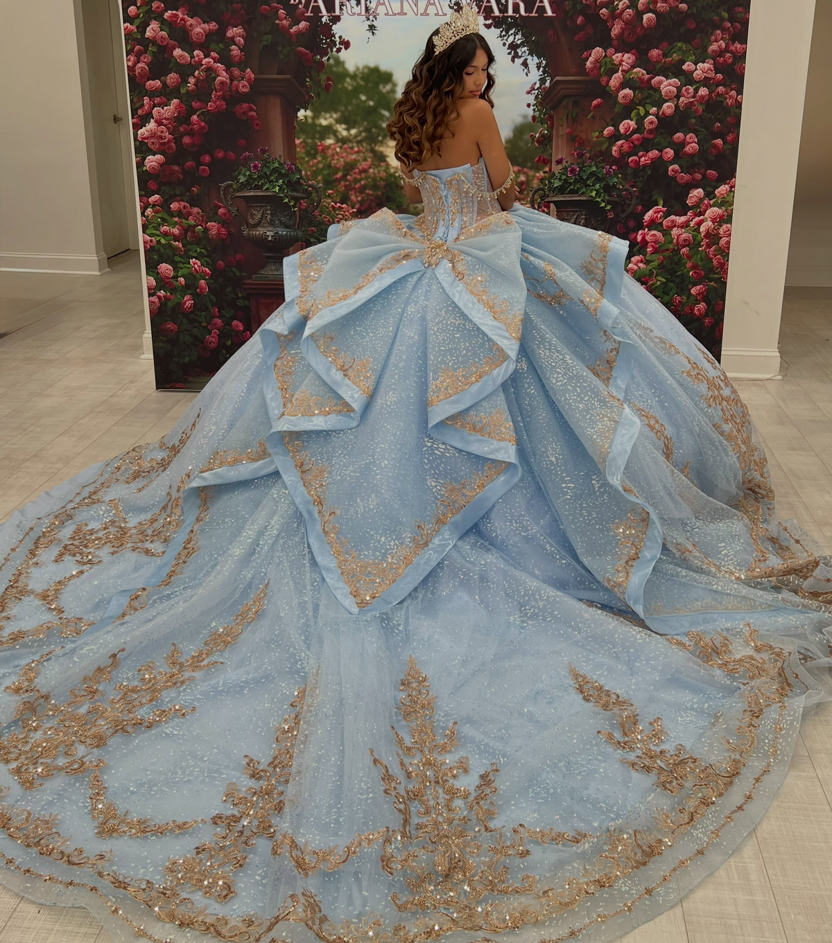Vestidos de quinceañera con hombros descubiertos, tul princesa, apliques, vestidos de quinceañera HE530