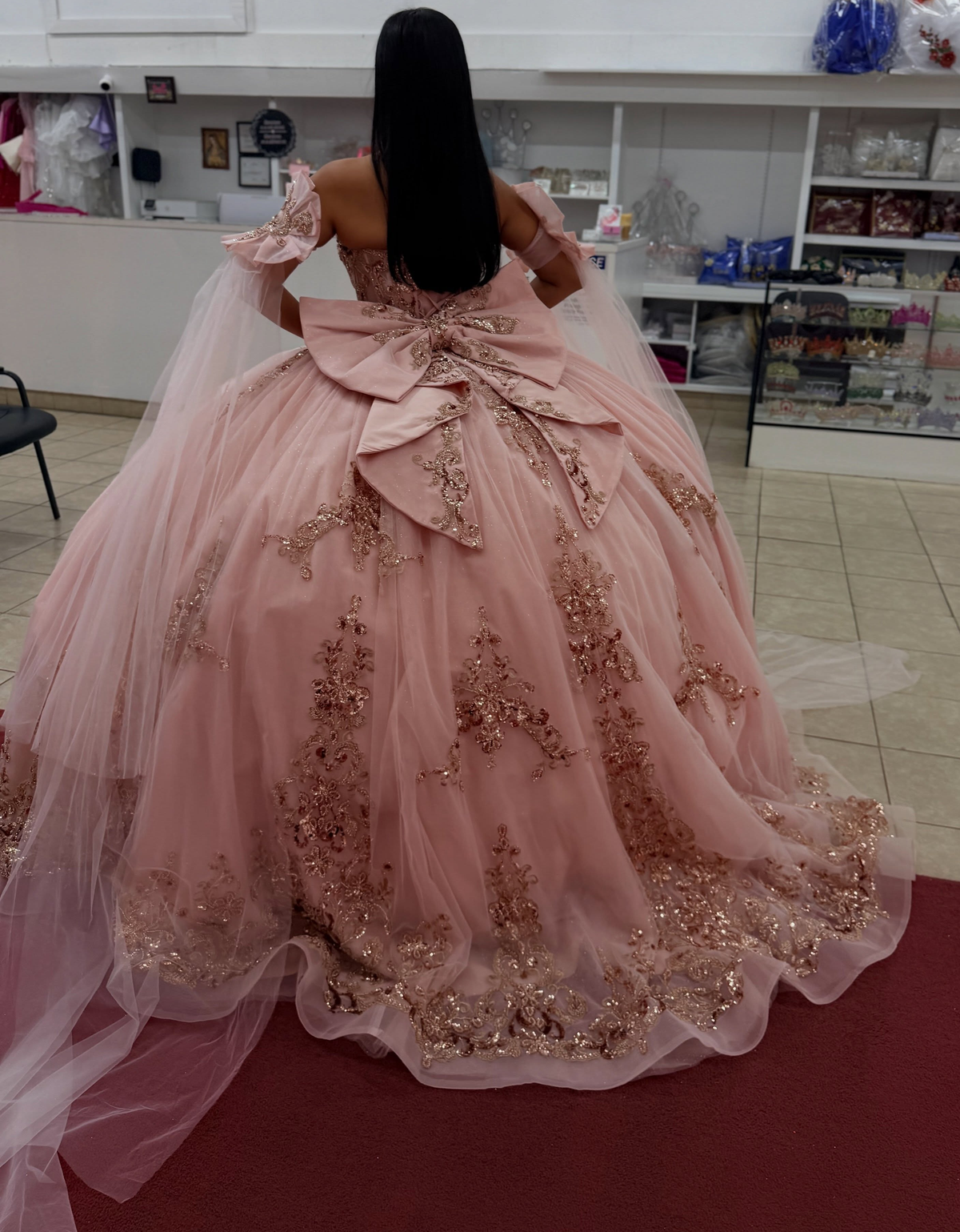 Sweetheart Tulle Lace Appliqued Pink Quinceanera Dresses Sweet 16 Birthday Prom Gowns HE1939