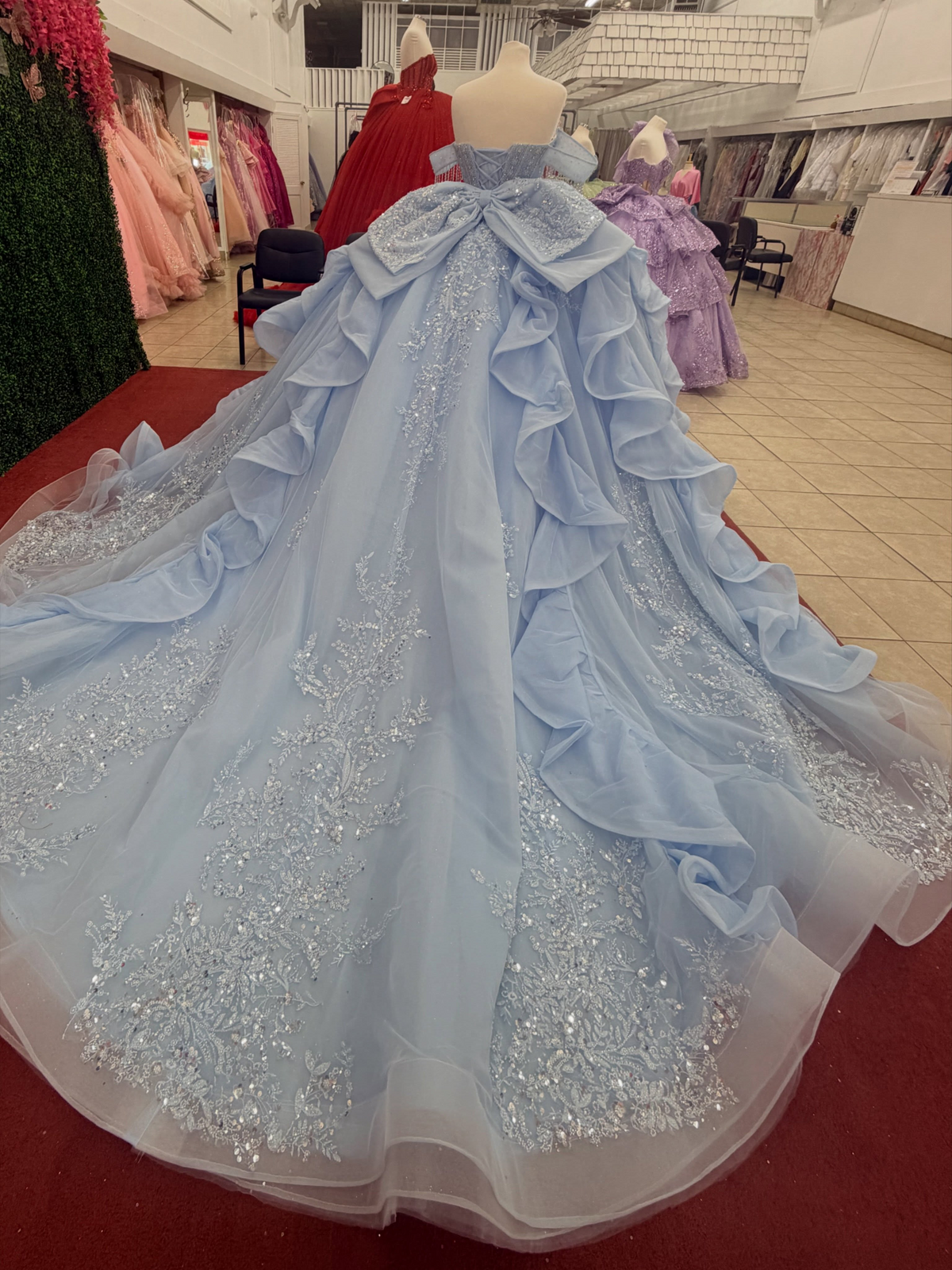 Vestidos de quinceañera con hombros descubiertos, tul princesa, apliques, vestidos de quinceañera HE530