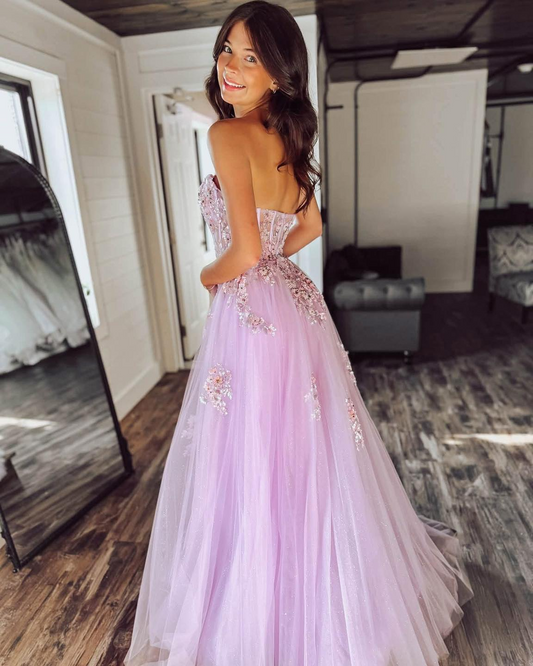 Vestido de noche largo de sirena con un hombro descubierto y lentejuelas brillantes, HE370