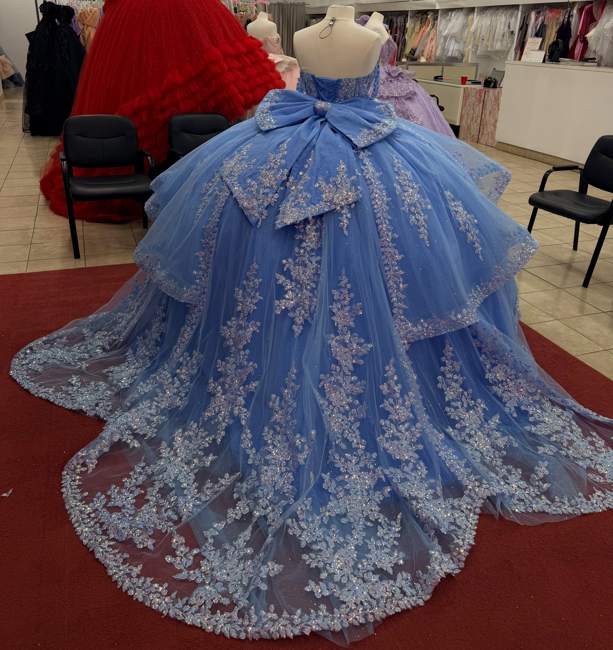 Vestidos de quinceañera con hombros descubiertos, tul princesa, apliques, vestidos de quinceañera HE530