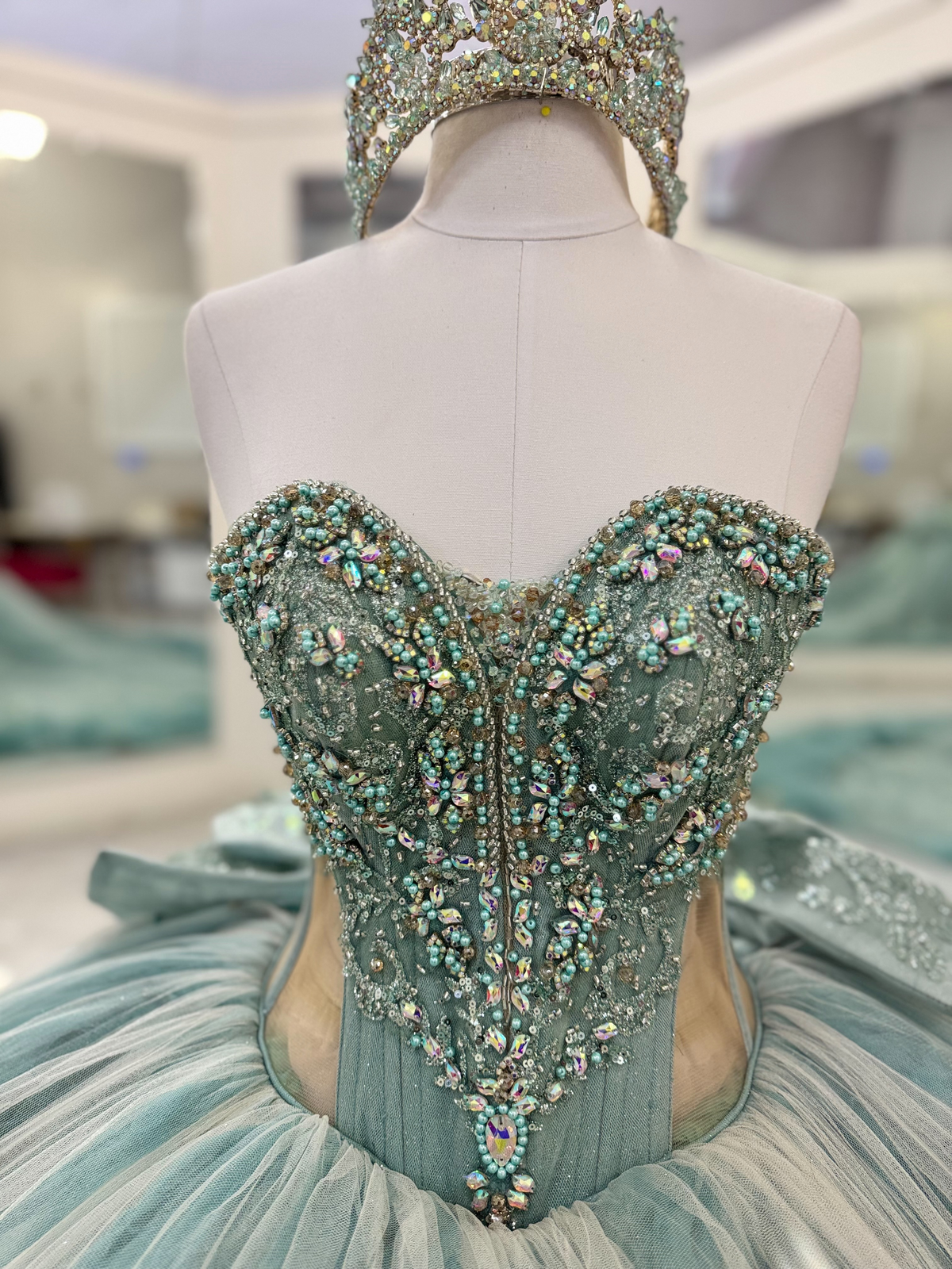Vestidos de quinceañera con hombros descubiertos, tul princesa, apliques, vestidos de quinceañera HE530